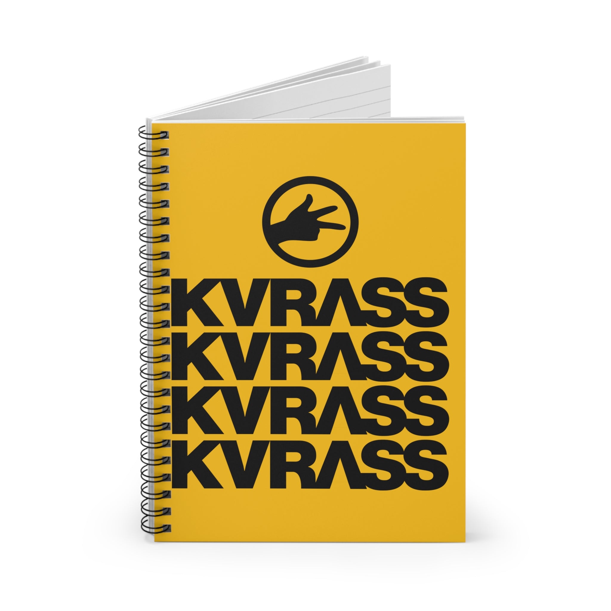 Image of Spiral Notebook with Ruled Line – 118 Pages, Durable Printed Cover
